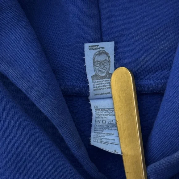 Harry Hudson Merch Hihfy Blue Hoodie Men Size Large RARE - Picture 4 of 8